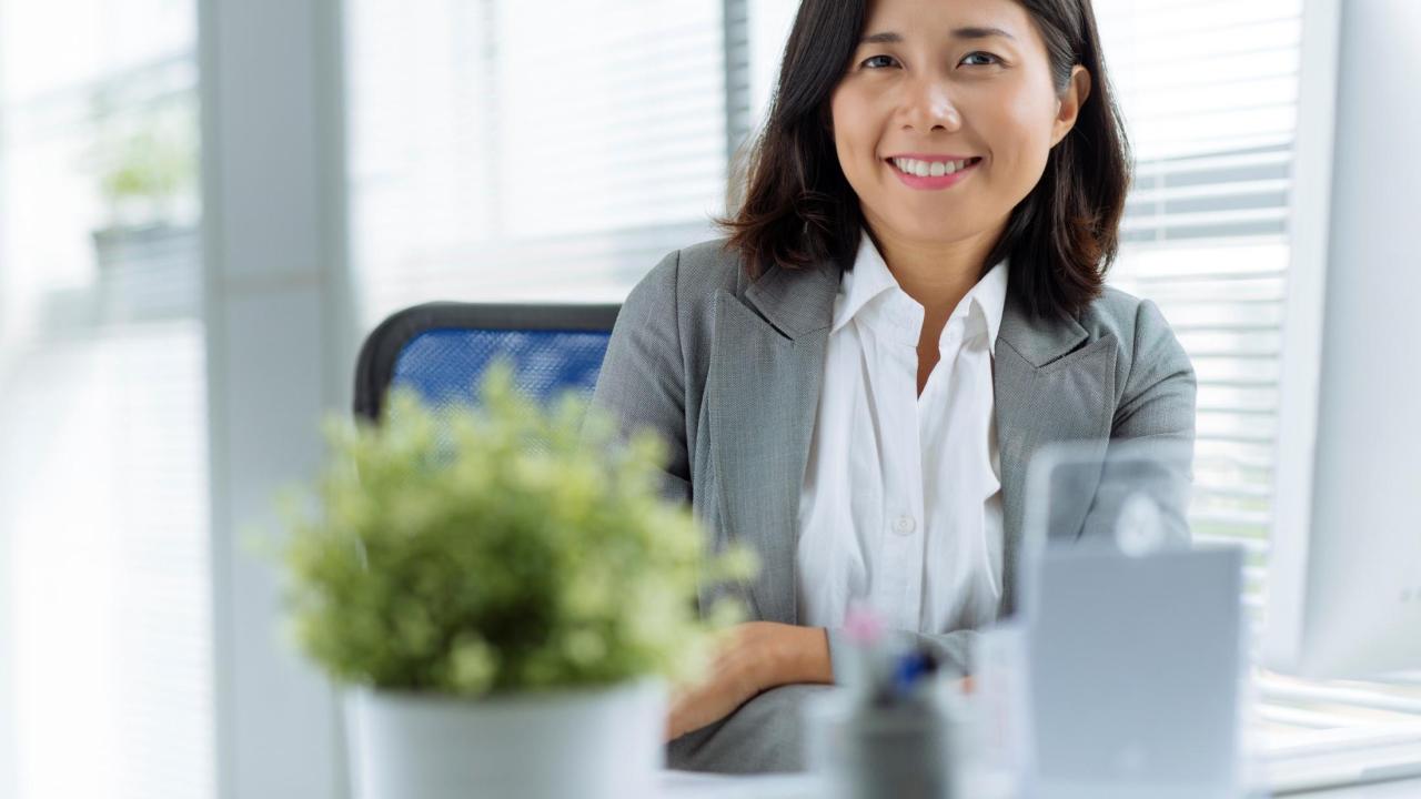 woman in office